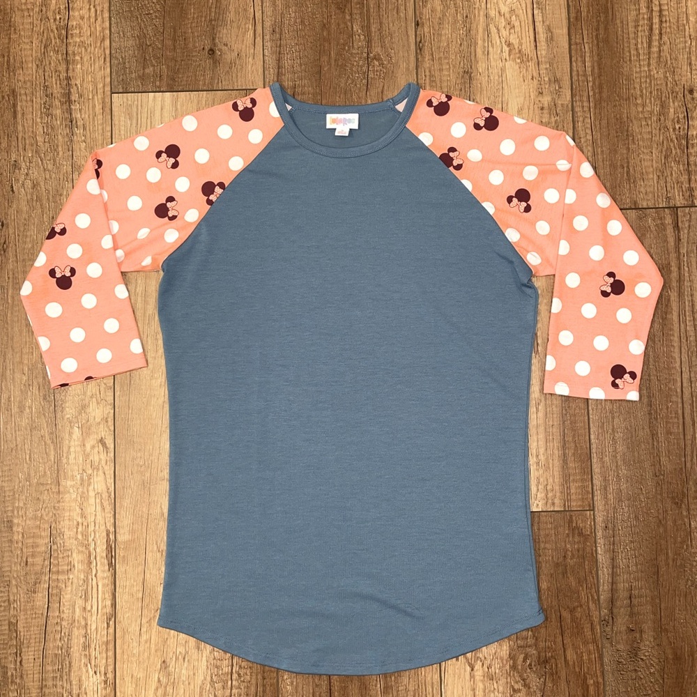 NWOT LulaRoe Minnie Mouse Baseball T!
